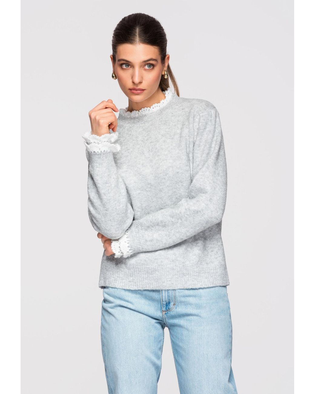Ombre Gray Pullover