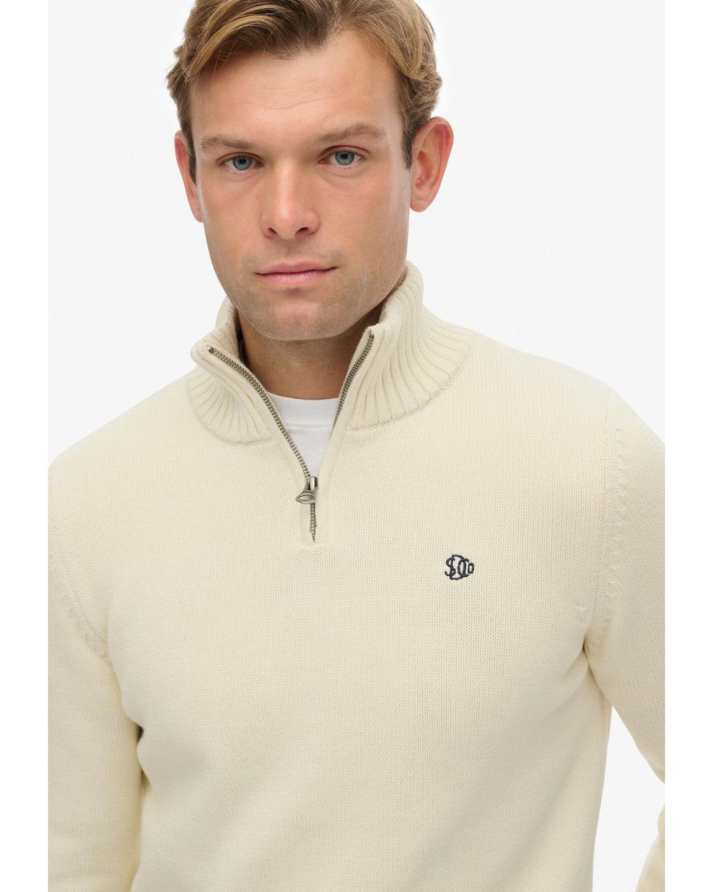 Superdry & Co Pullover in Natural für Herren
