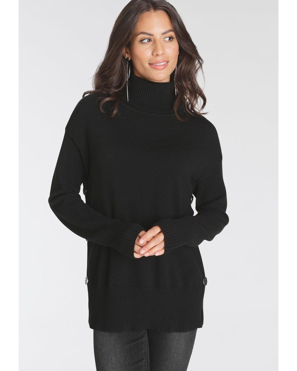Laura Scott Black Pullover
