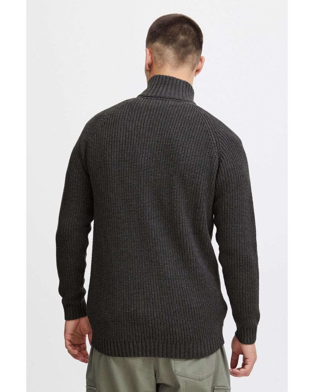 Solid Strickjacke Xenos in Black für Herren