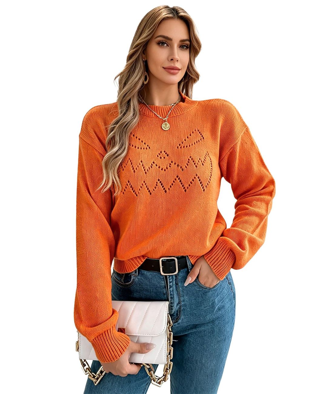 KoJooin Orange Pullover