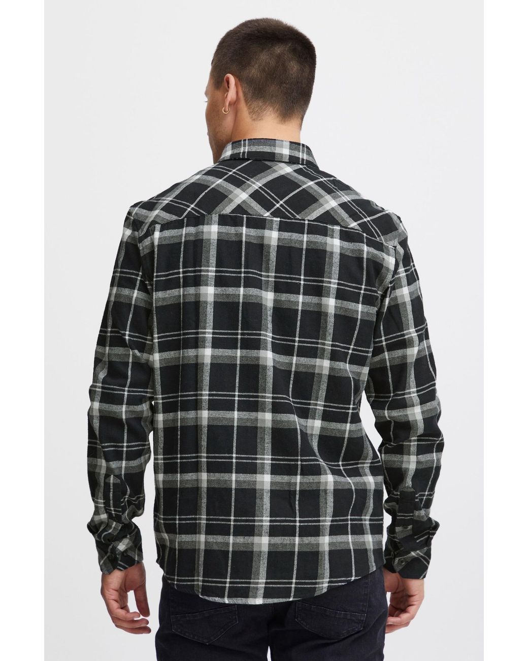 Solid Hemd in Black für Herren