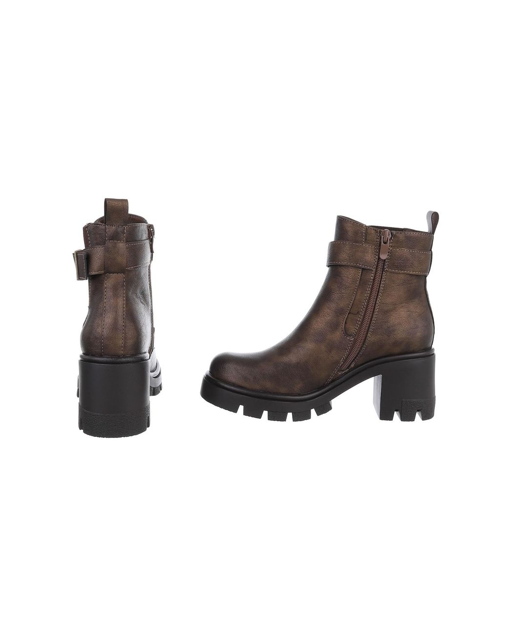 Ital-Design Brown Stiefelette