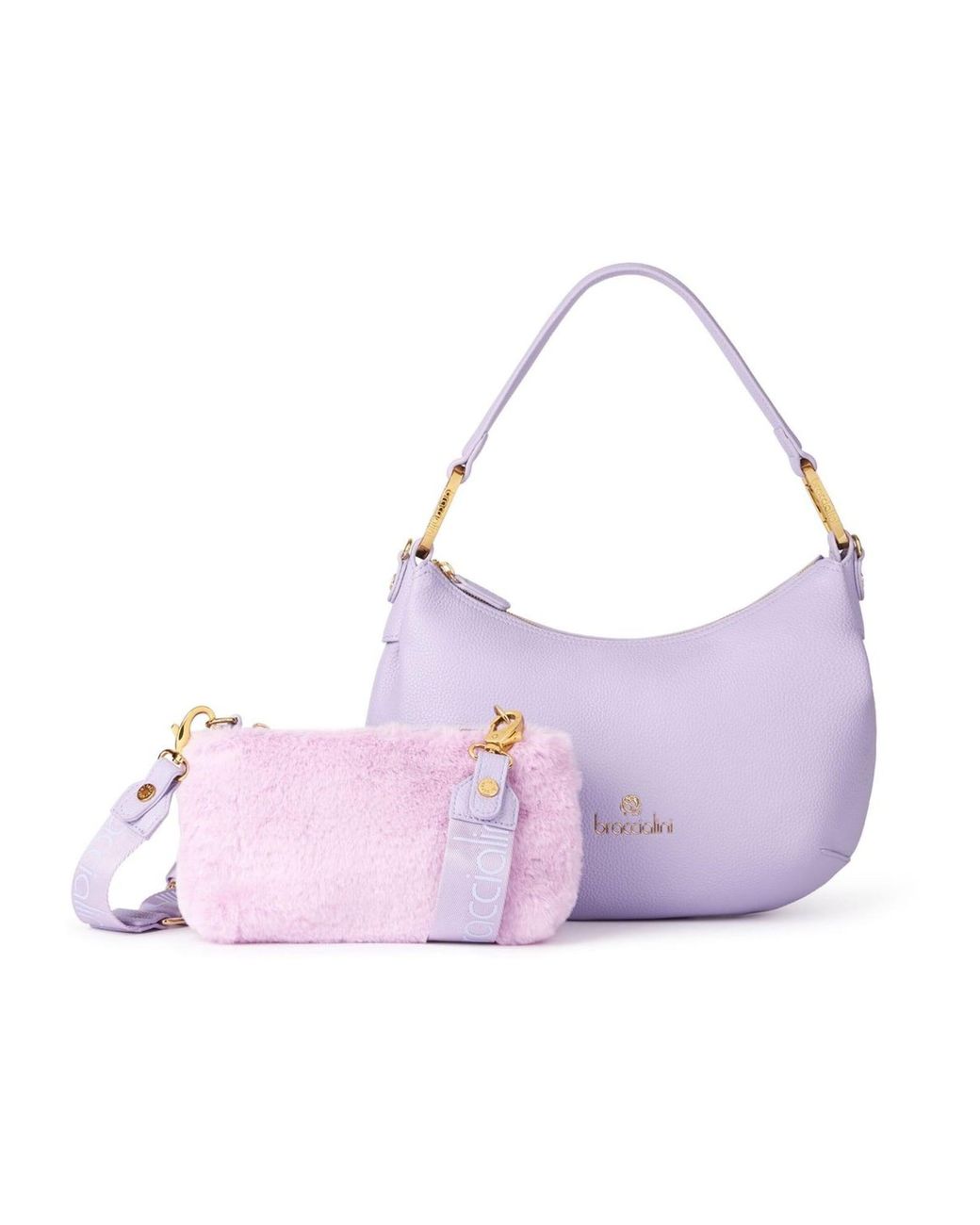 Braccialini Purple Schultertasche Beth