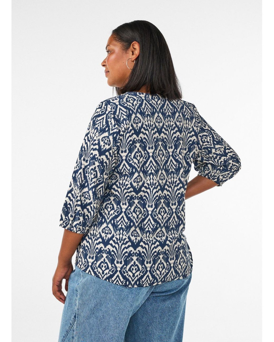 Zizzi Blue Bluse