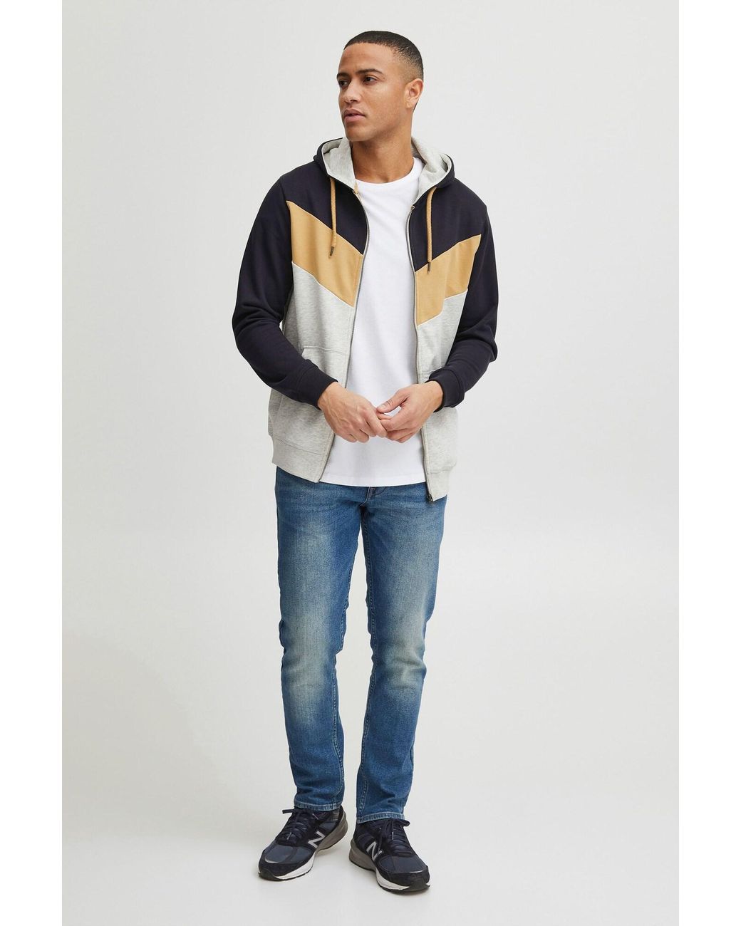 INDICODE Sweatjacke Pock in Black für Herren