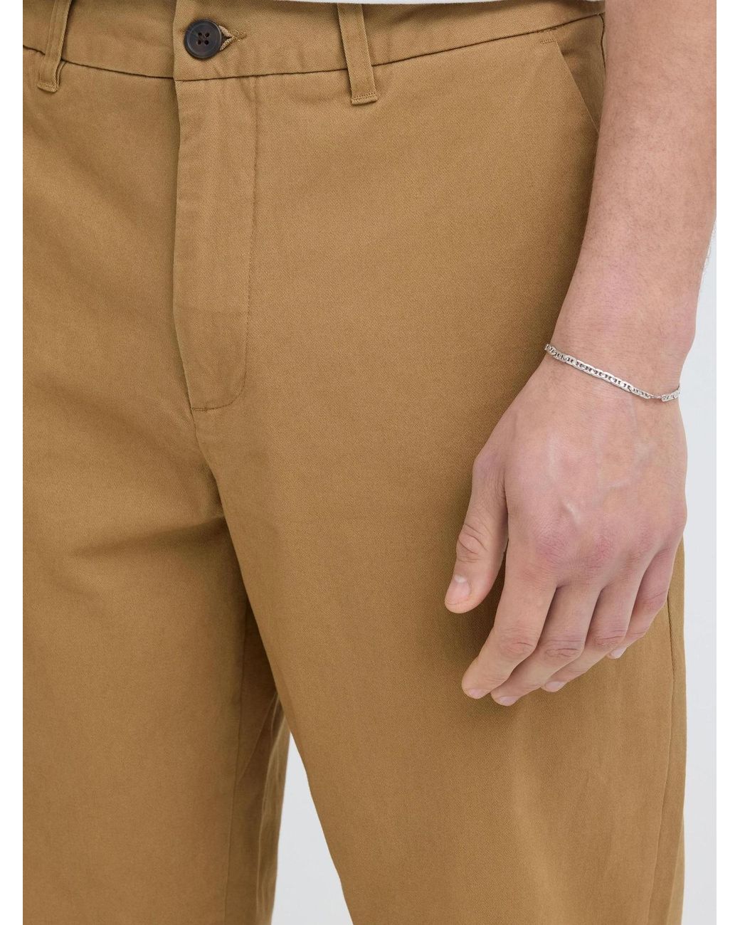 Solid Chinohose Sdtate in Natural für Herren