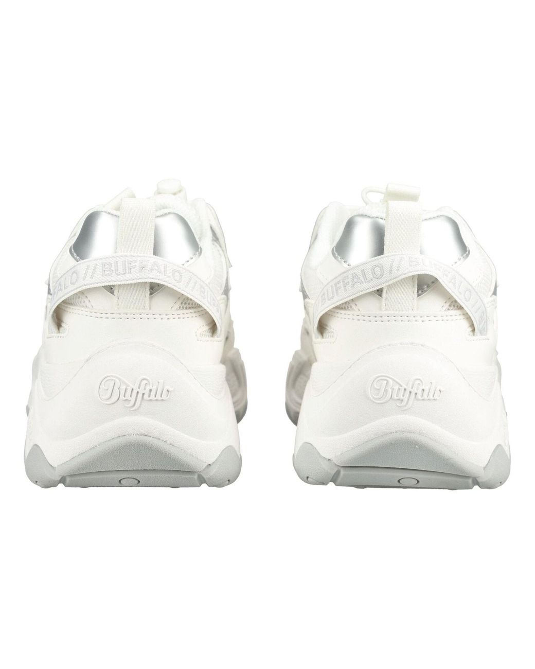 Buffalo White Lederimitat/Textil Sneaker