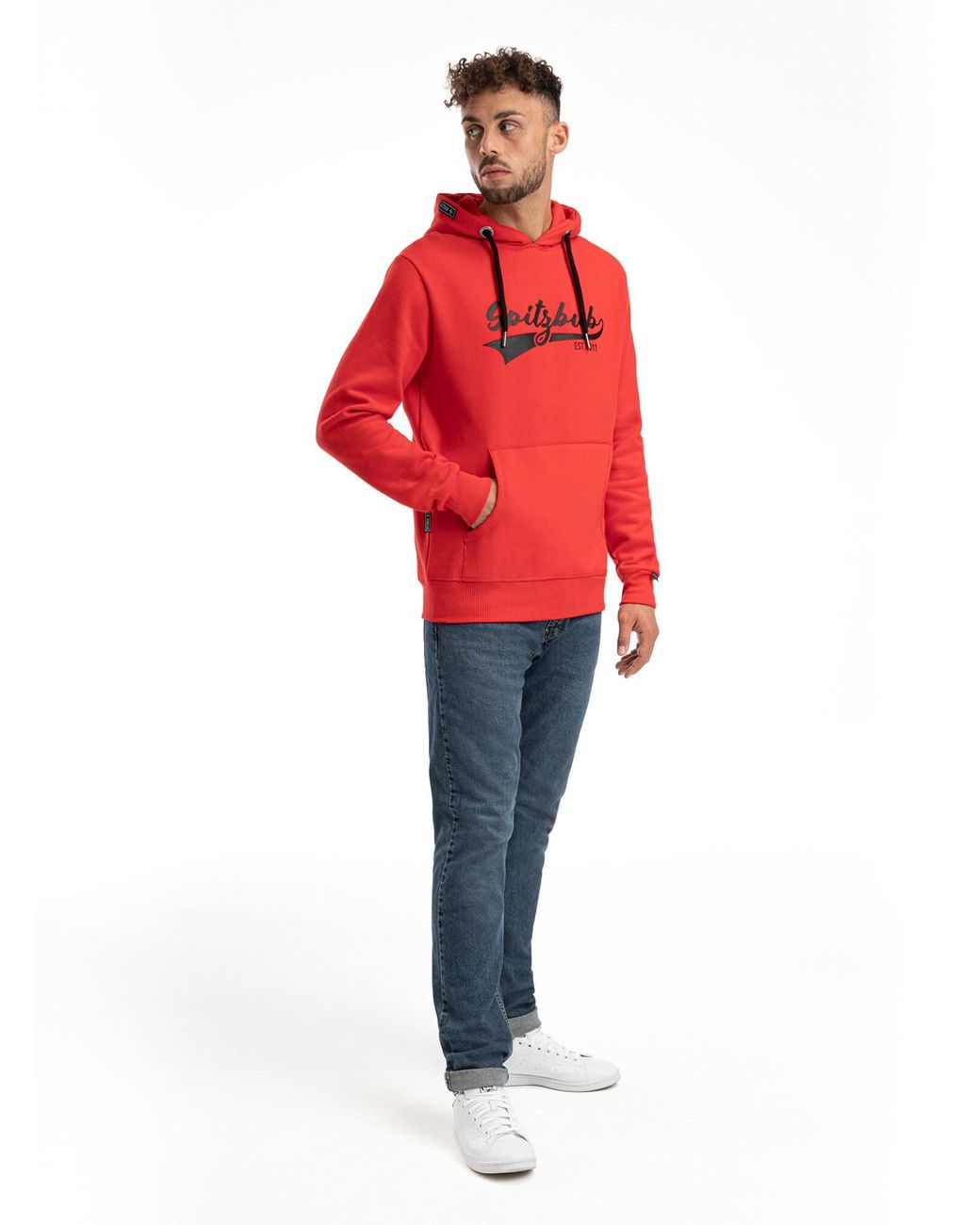 Spitzbub Sweatshirt Anton in Red für Herren