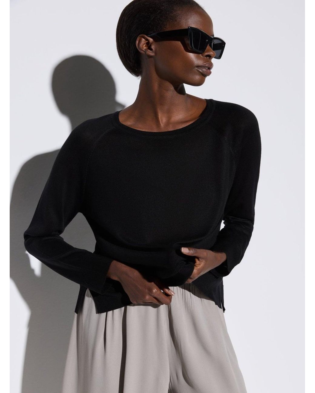 No Matter What Black Pullover