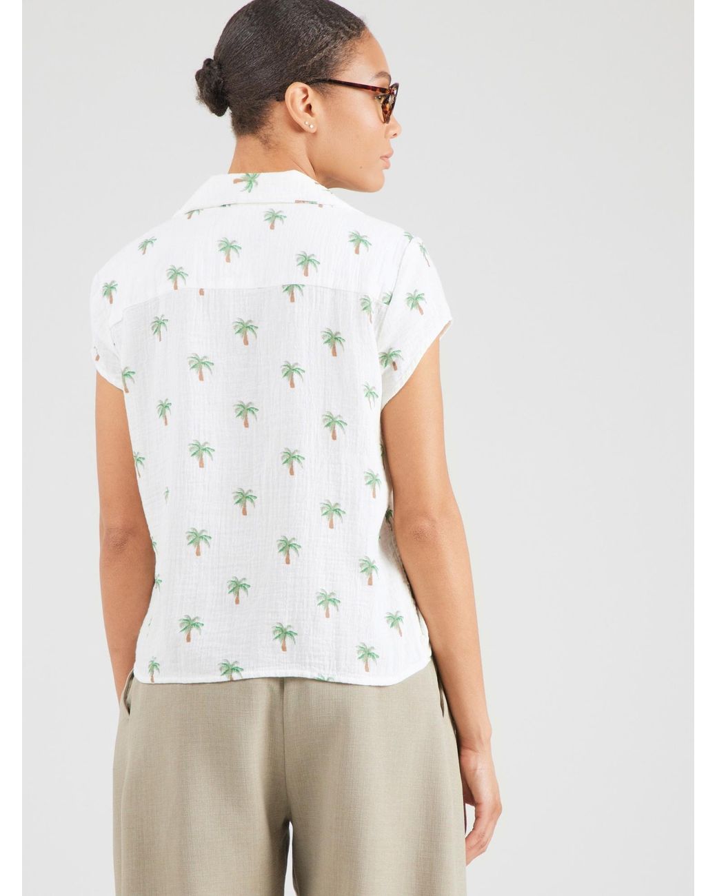 ONLY White Bluse Onlthyra