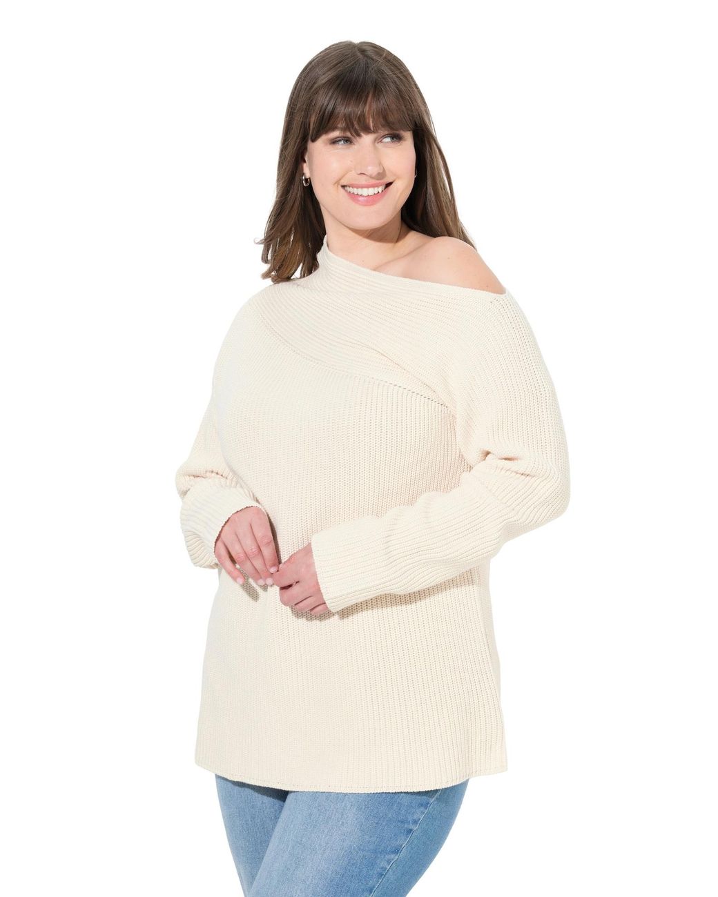 Ulla Popken White Pullover