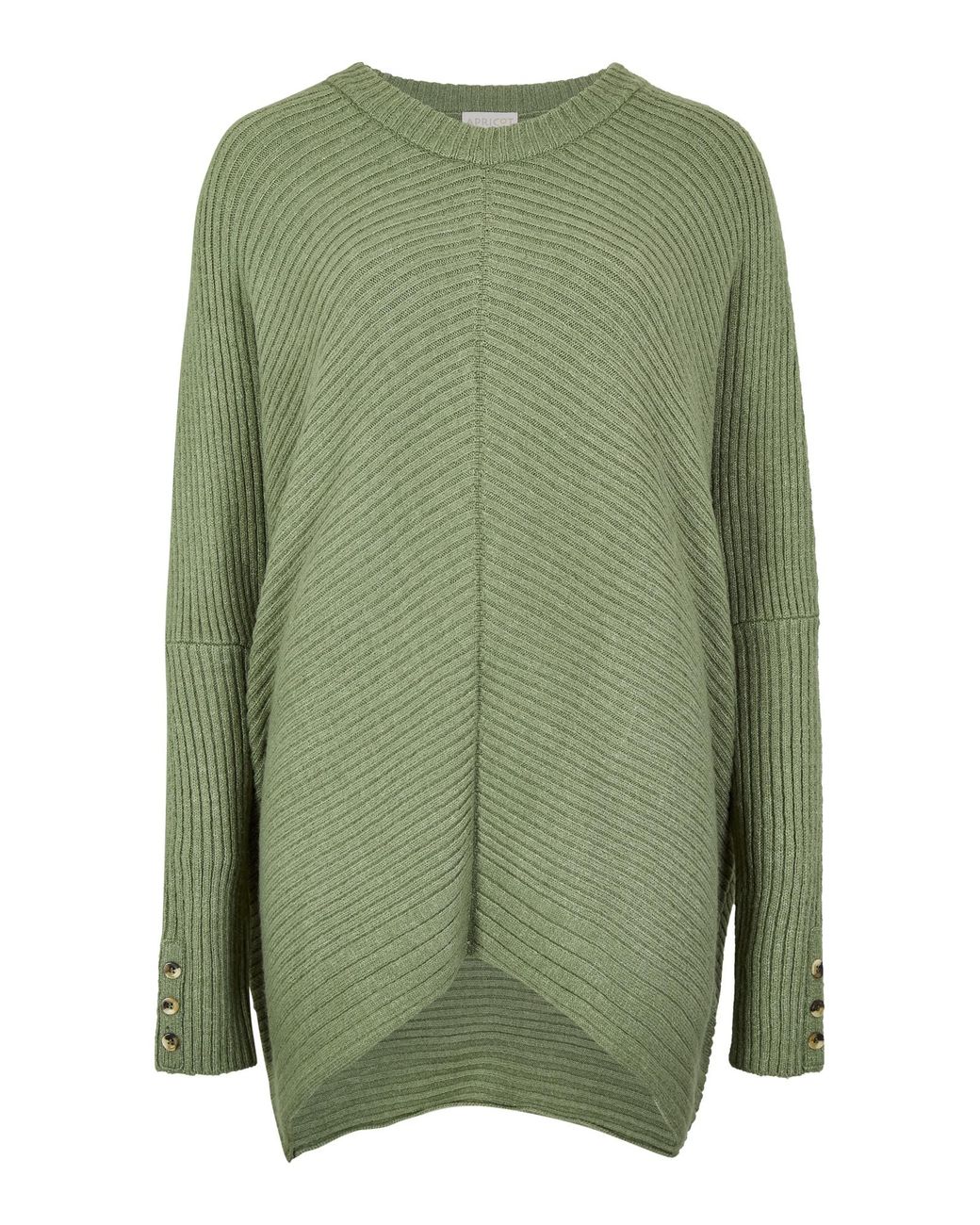 Apricot Green Pullover Chevron