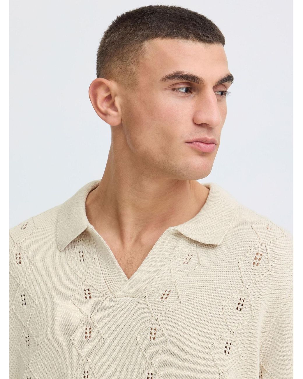 Solid Poloshirt Sdudell in White für Herren