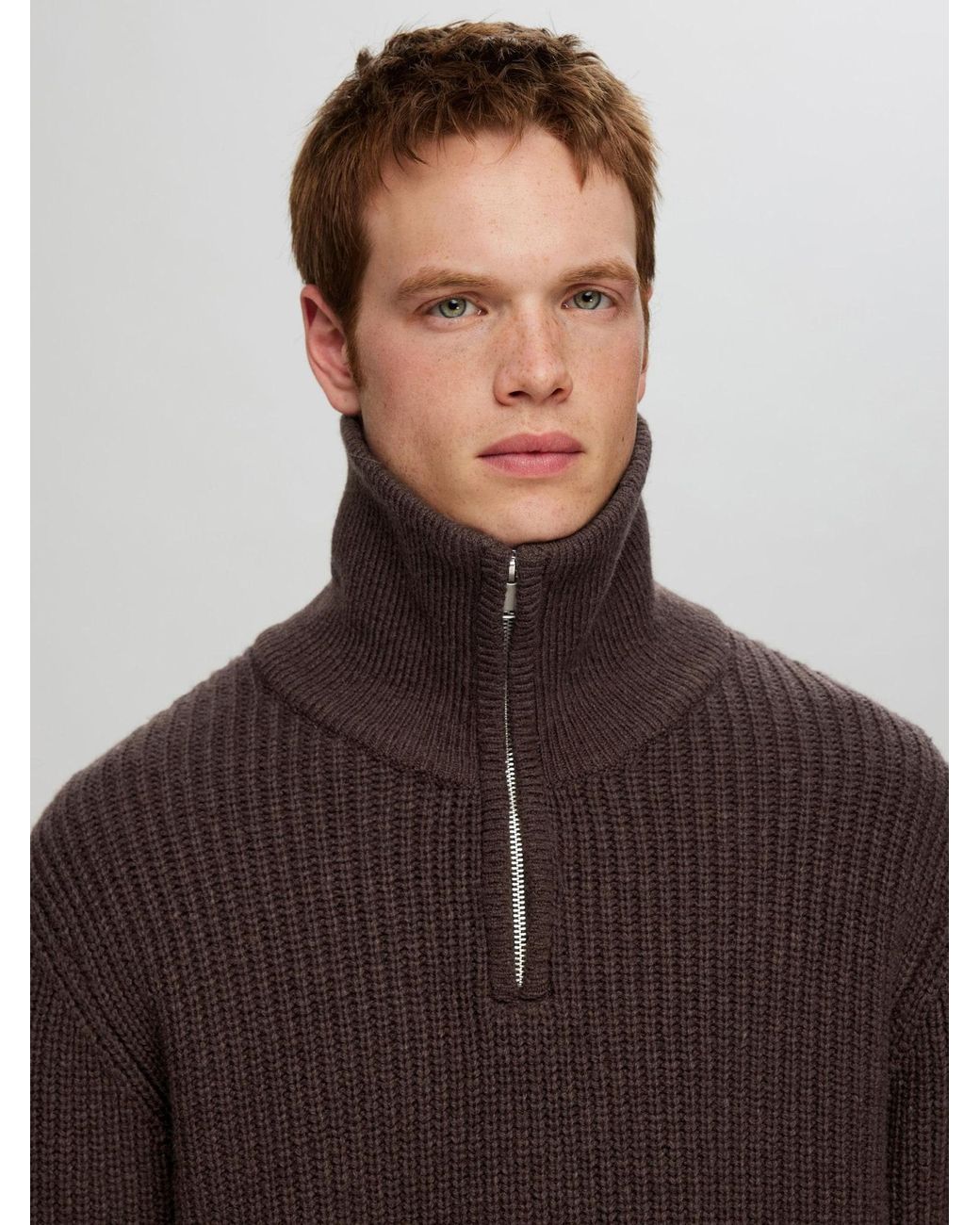 SELECTED Pullover in Brown für Herren