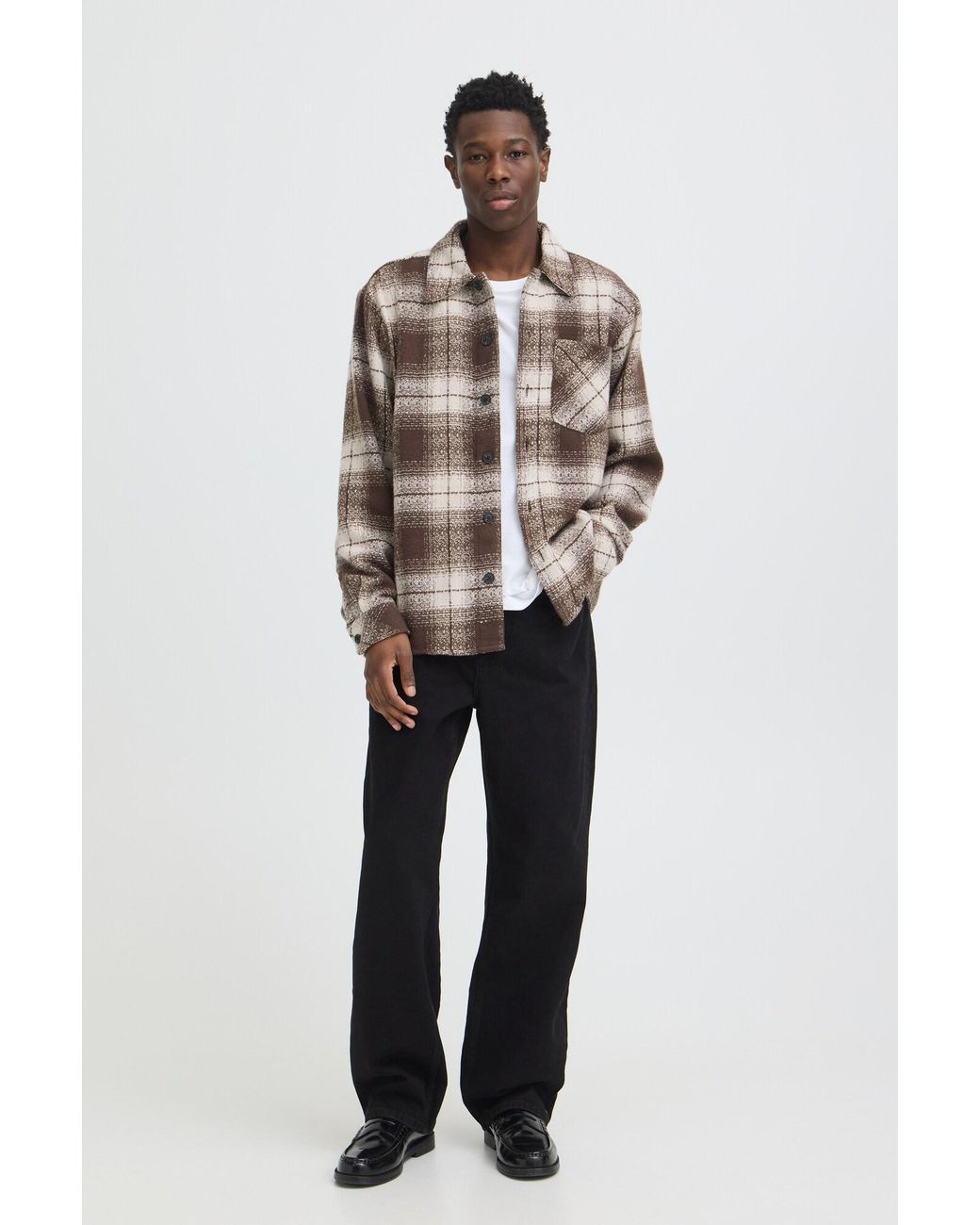 Solid Hemd Sdruhi in Brown für Herren