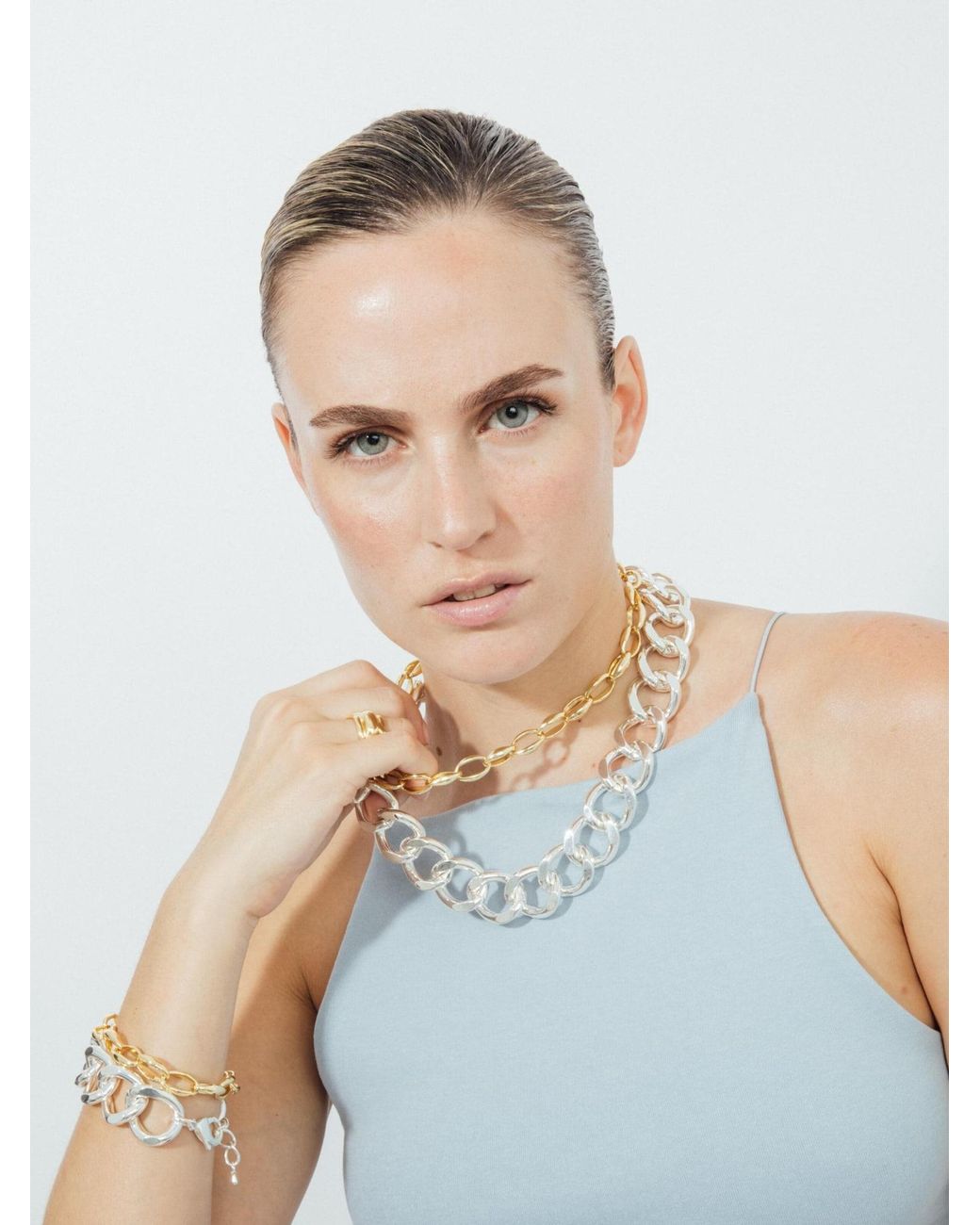 Luxenter Metallic Kette Moba
