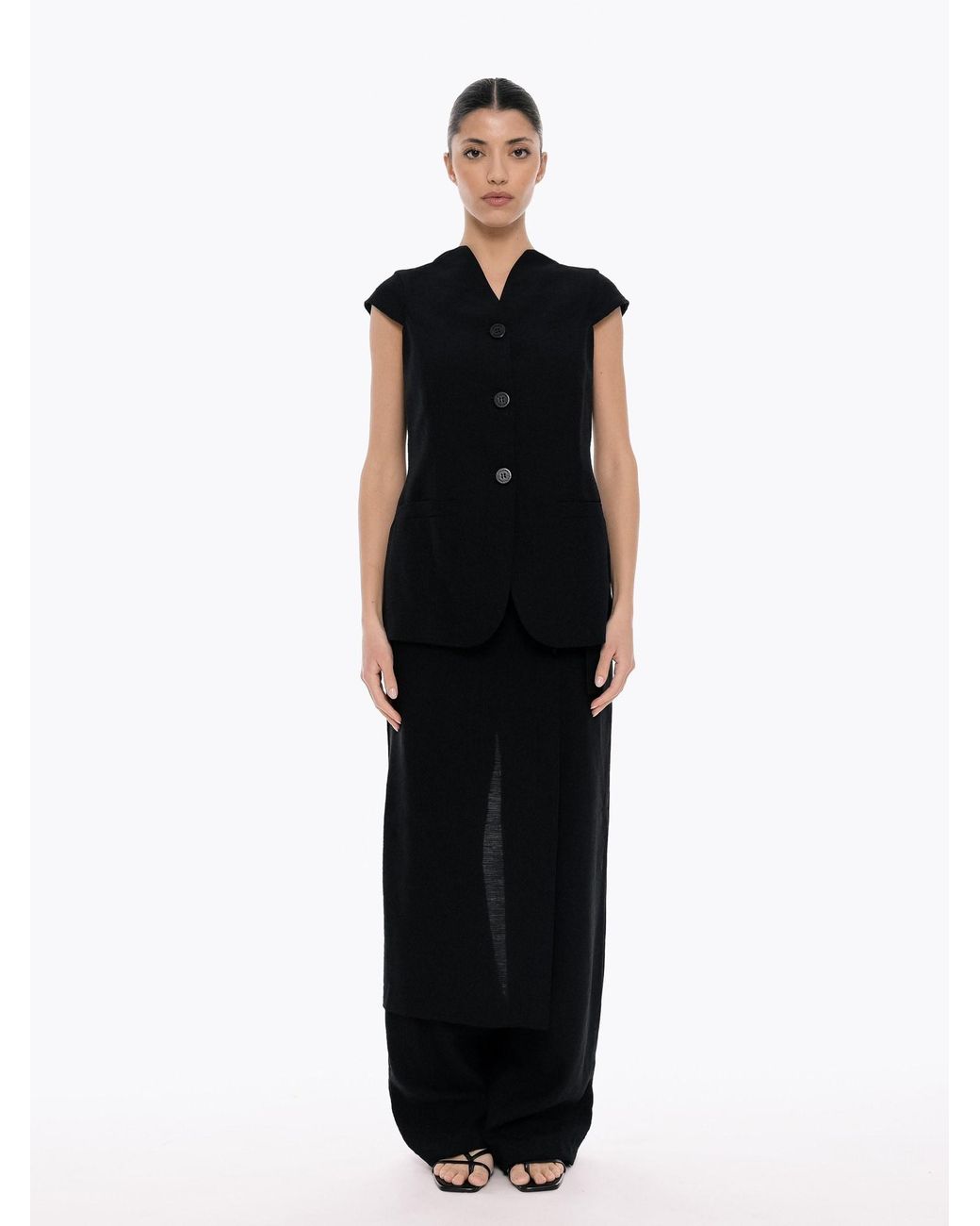 4TAILORS Black Weste Ringline