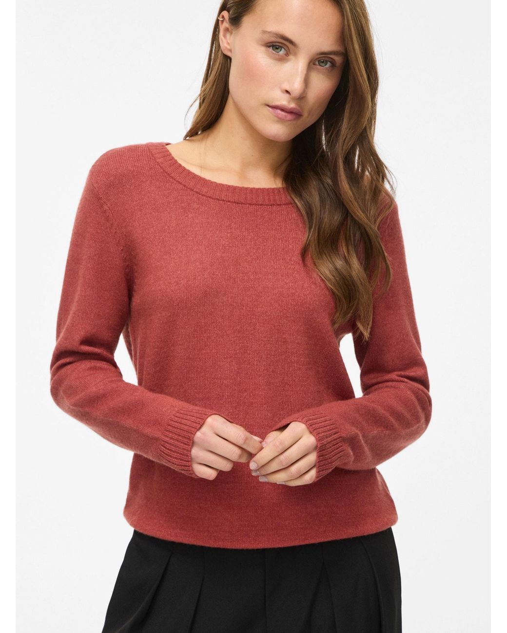 Vila Red Pullover Viril