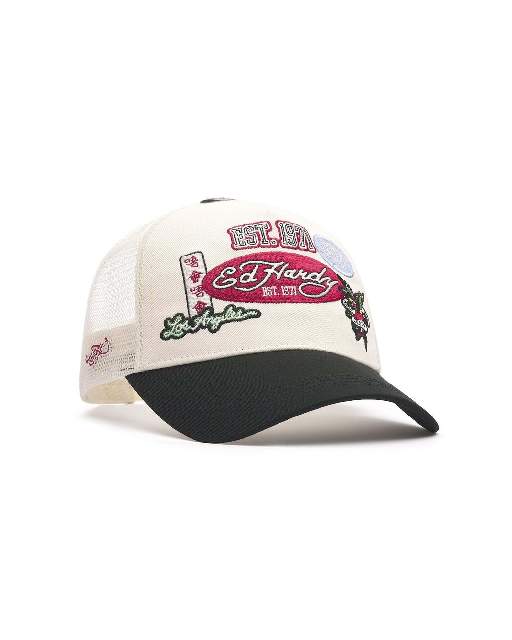 Ed Hardy Multicolor Cap Est 1971 Varsity