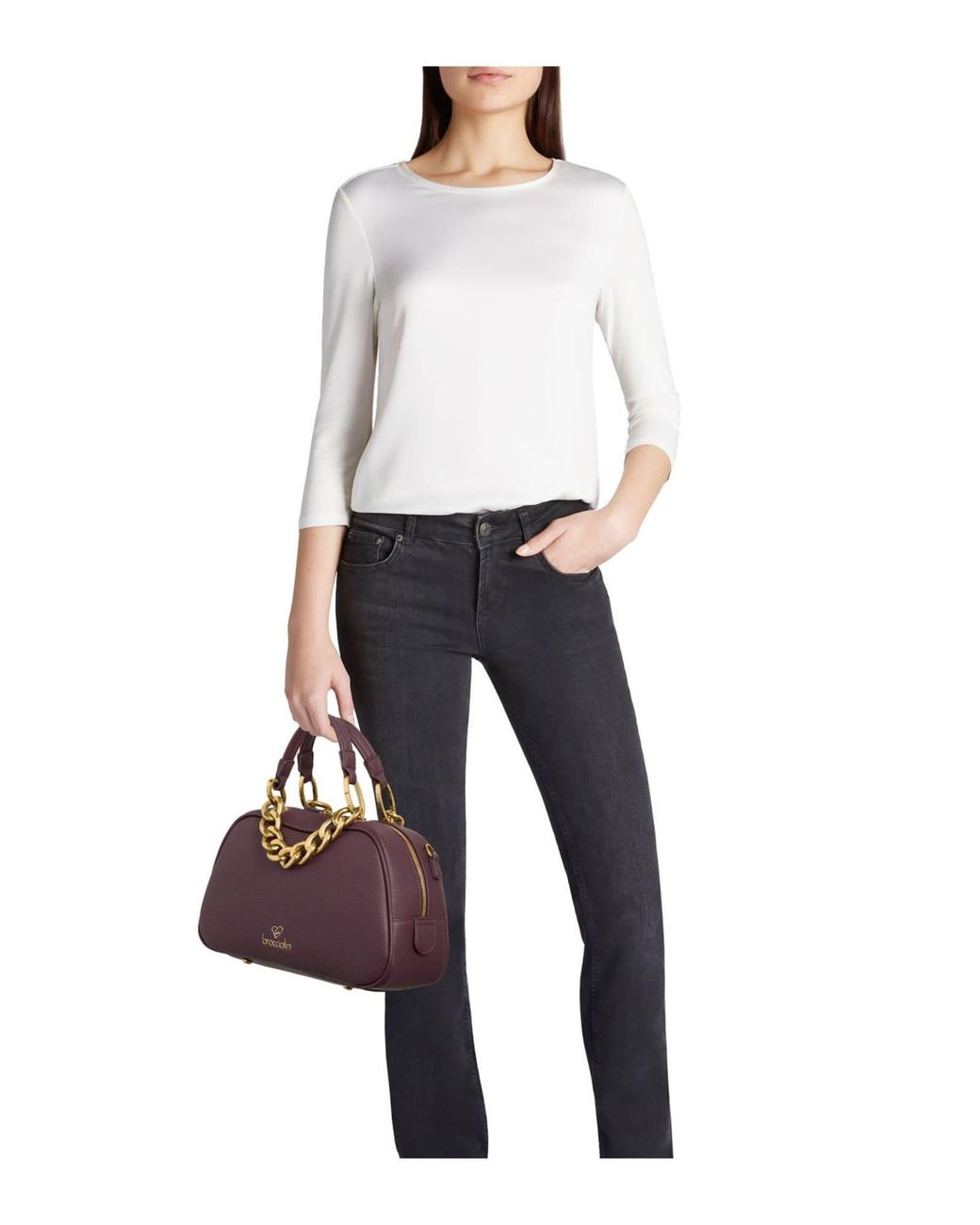 Braccialini Purple Handtasche Candy