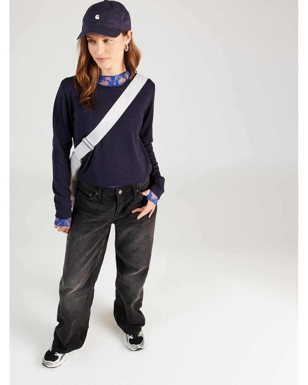 SOFT REBELS Blue Pullover