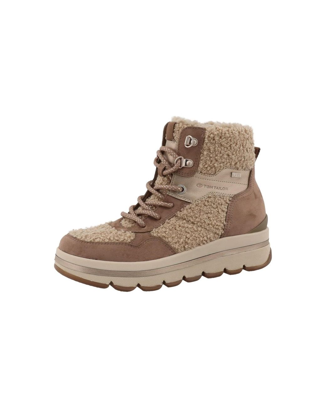 Tom Tailor Brown Schnürstiefelette