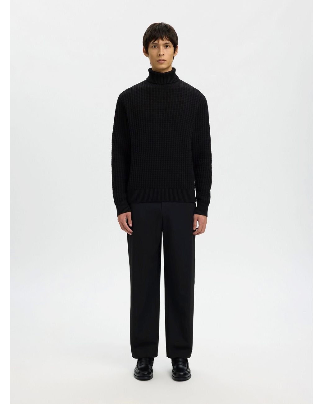 SELECTED Pullover Slhtom in Black für Herren