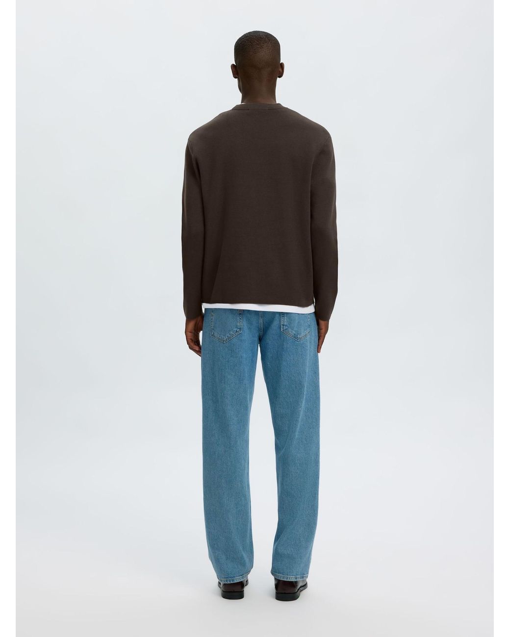 SELECTED Pullover in Gray für Herren