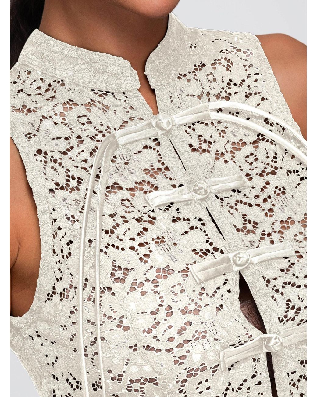 Ombre Natural Bluse