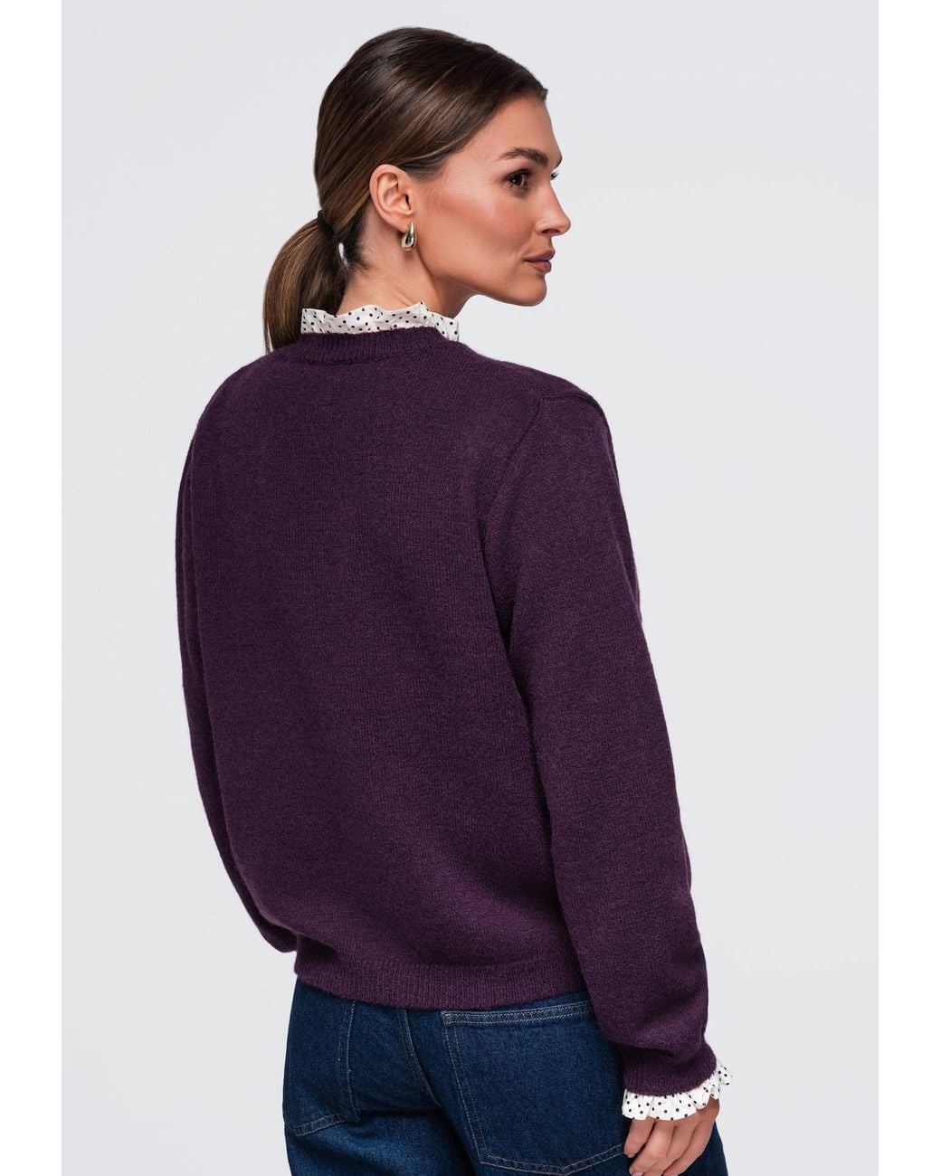 Ombre Purple Pullover