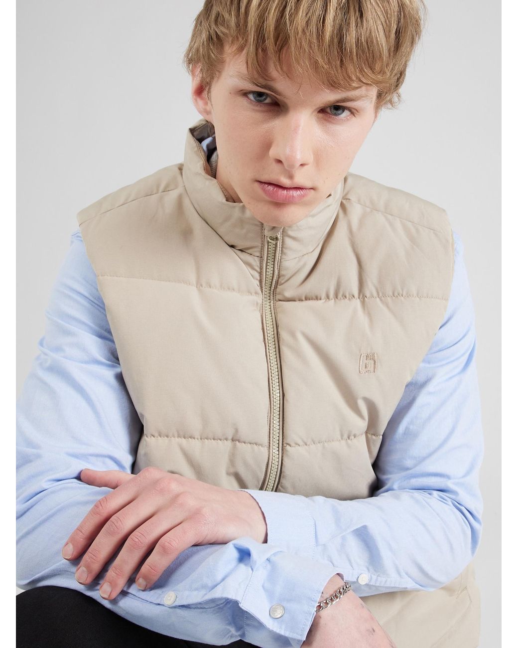 Blend Weste in White für Herren