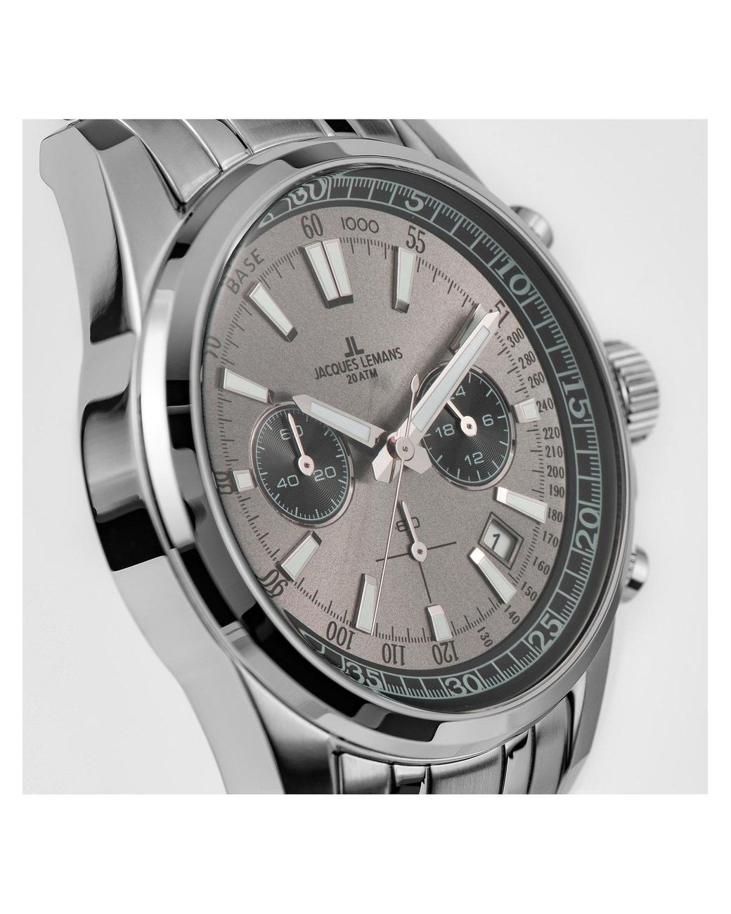 Jacques Lemans Analoguhr in Gray für Herren