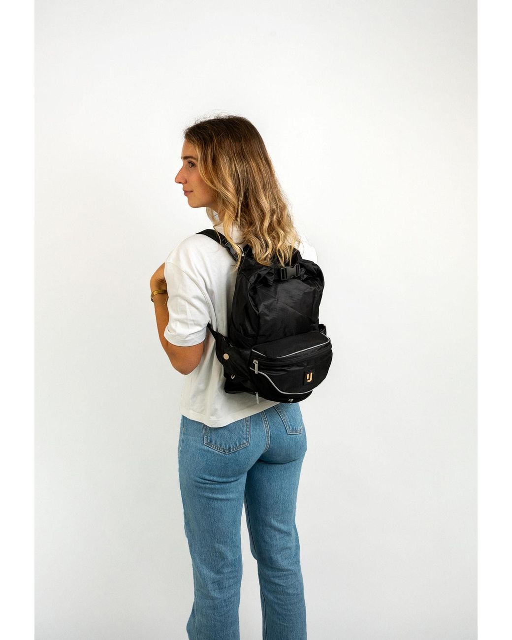 Johnny Urban 2-In-1 Gürteltasche & Rucksack Jimmy in Blue für Herren