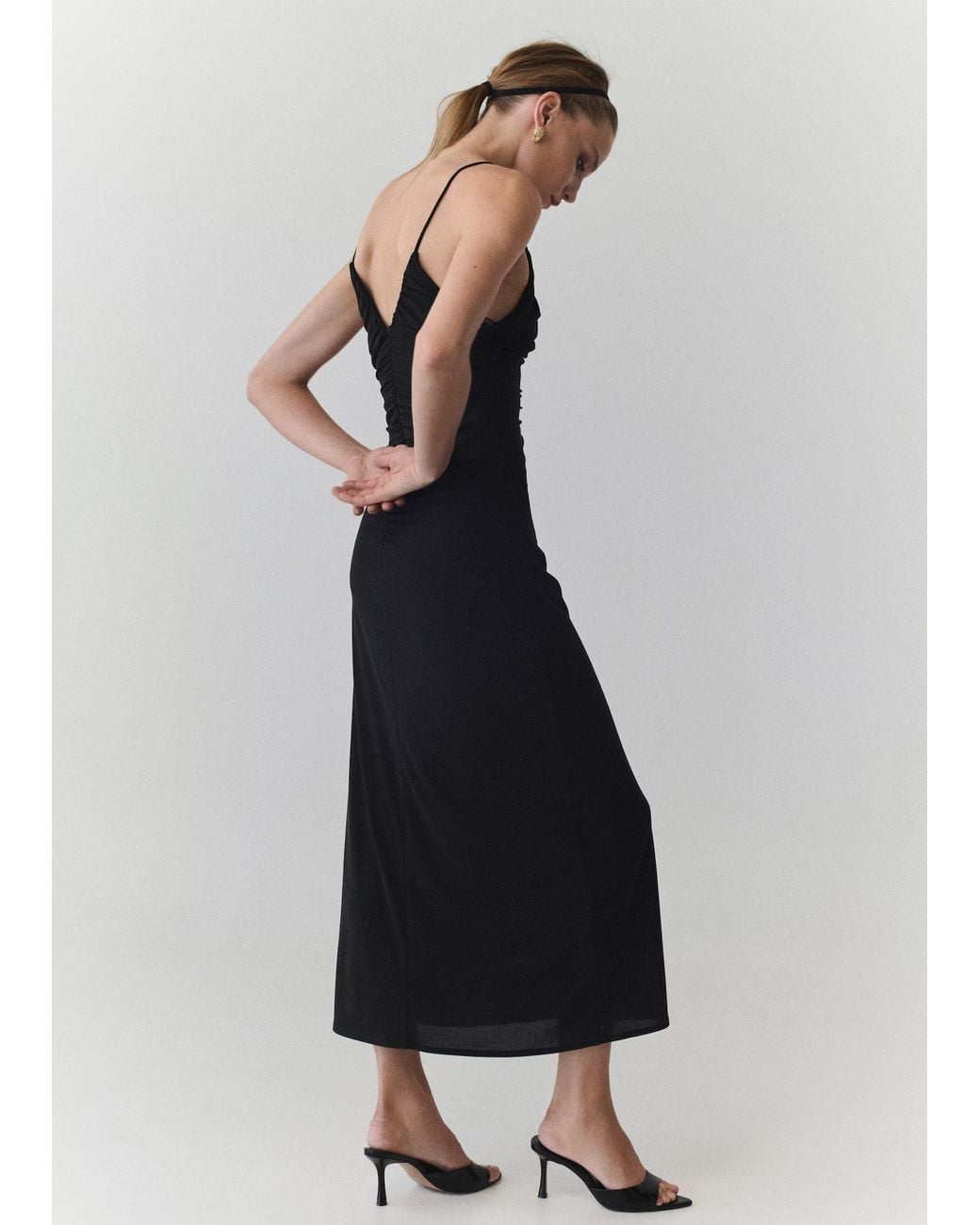Mango Black Kleid Rush