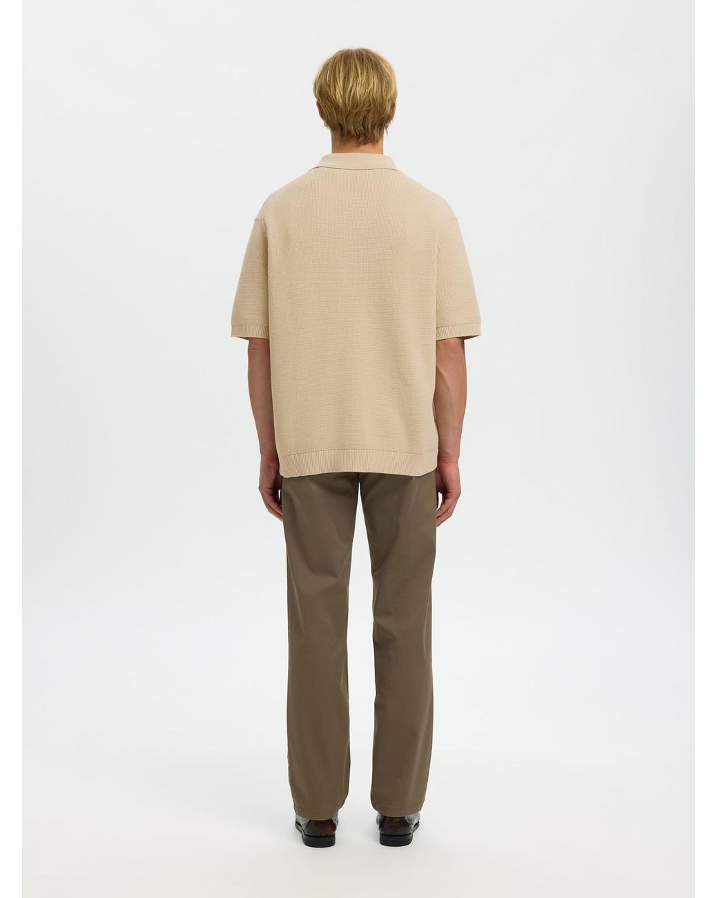 SELECTED Pullover in Natural für Herren