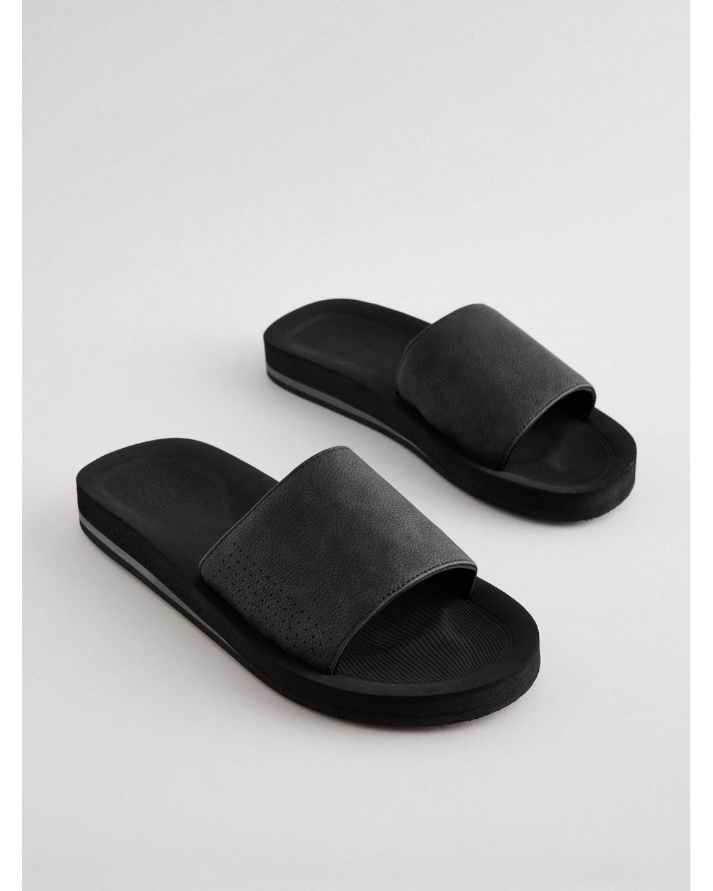 Next Pantolette Motion Flex in Black für Herren