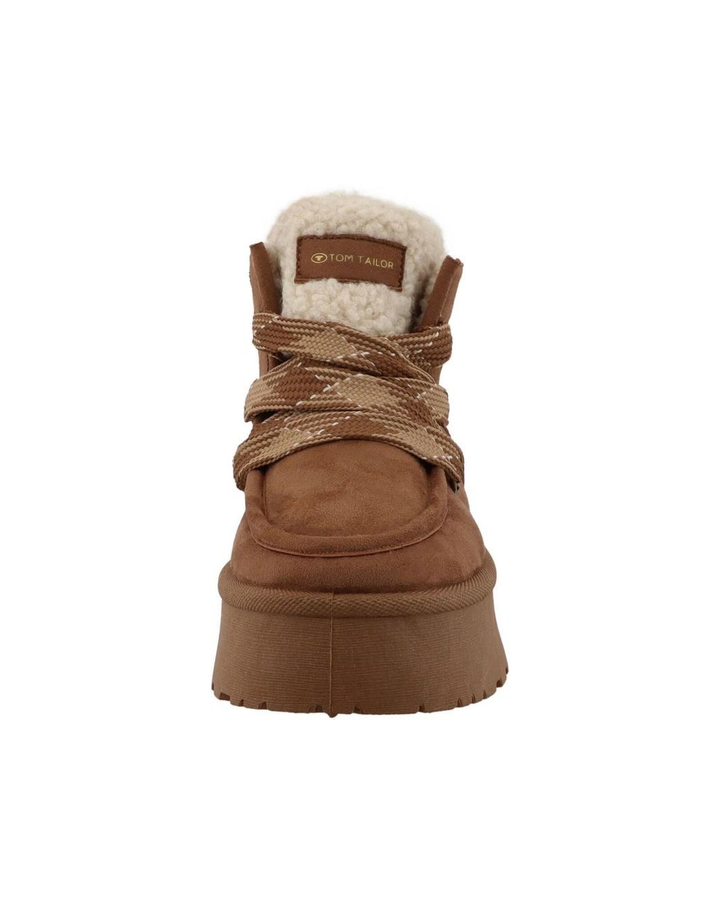 Tom Tailor Brown Schnürstiefelette