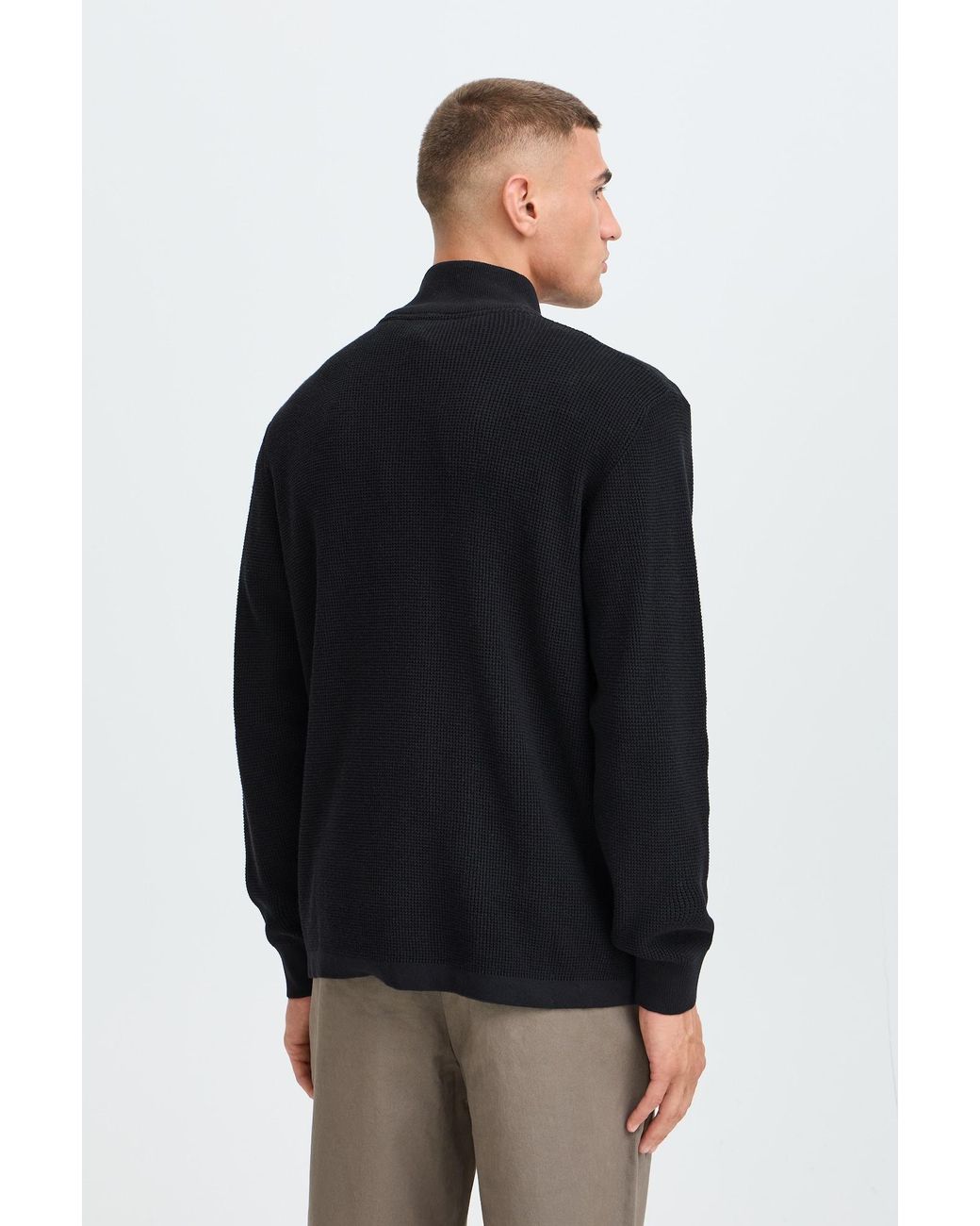 Solid Pullover Sdvian in Blue für Herren