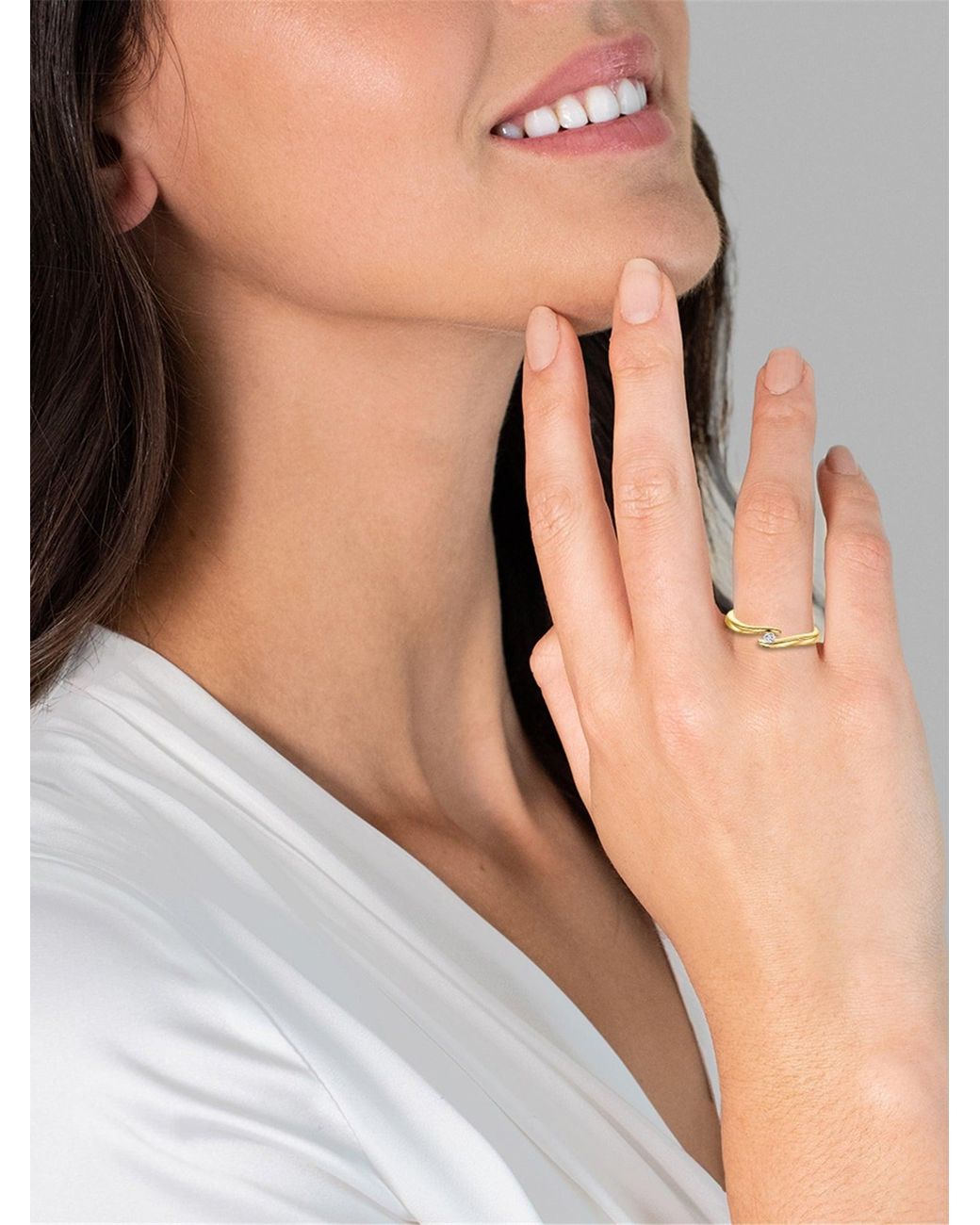 Trilani Metallic Ring