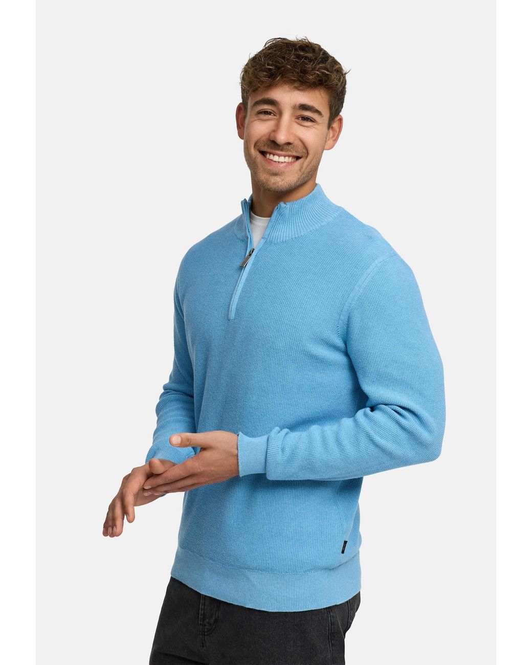 INDICODE Pullover Bull in Blue für Herren