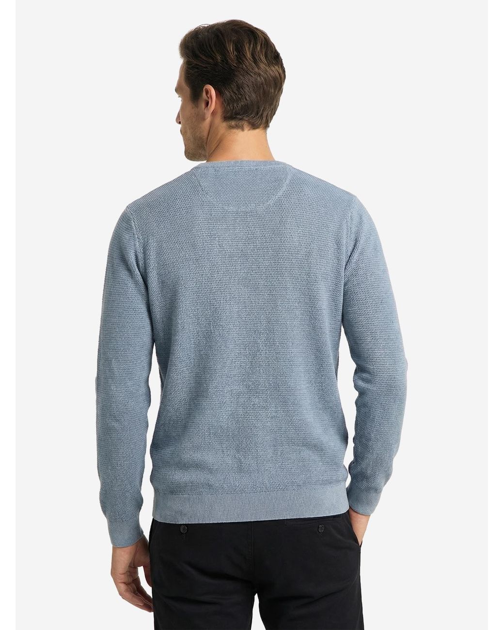CASA MODA Pullover Basic in Blue für Herren