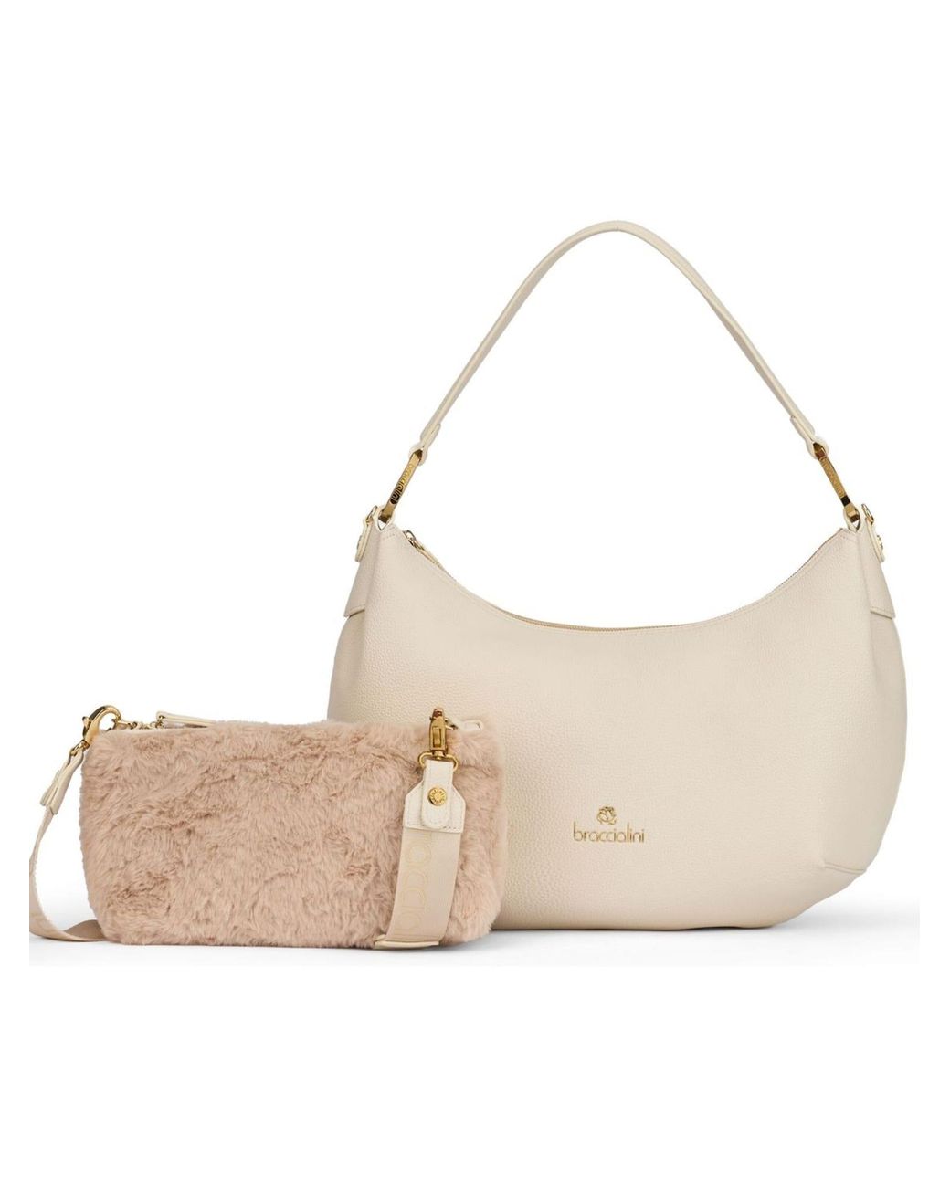 Braccialini White Schultertasche Beth