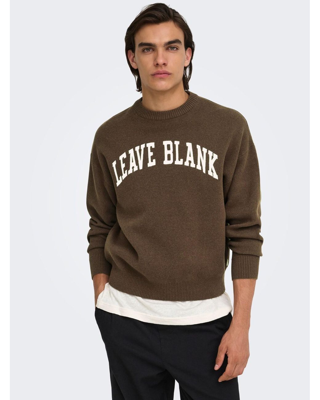 Only & Sons Pullover Pine in Brown für Herren