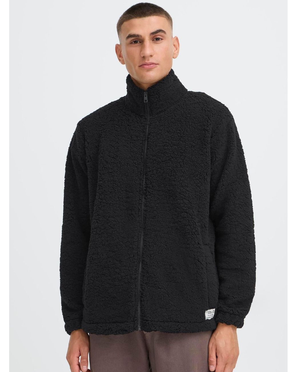 Solid Sweatjacke Sdpetar in Black für Herren