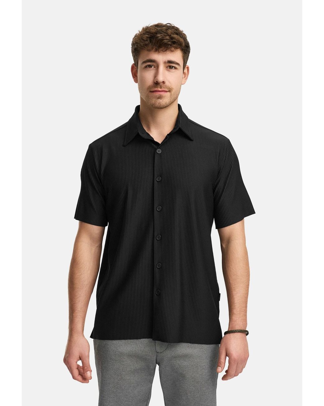 INDICODE Hemd Lamgo in Black für Herren