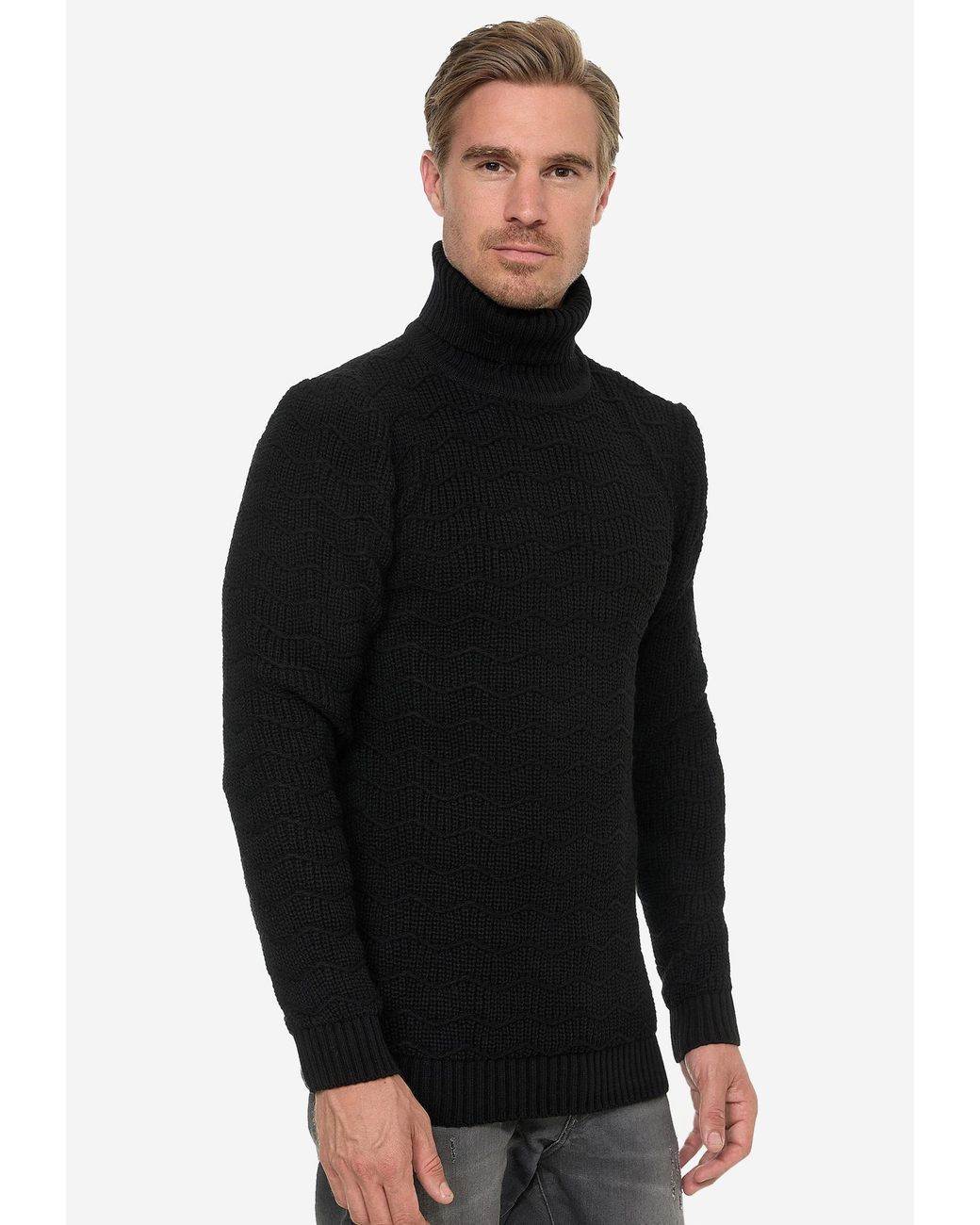 Rusty Neal Pullover in Black für Herren