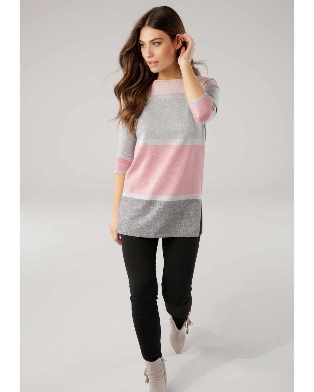 Laura Scott Gray Pullover