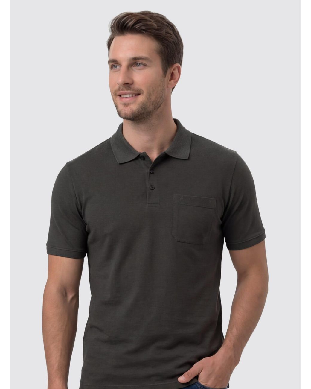 RAGMAN Shirt Basic in Black für Herren