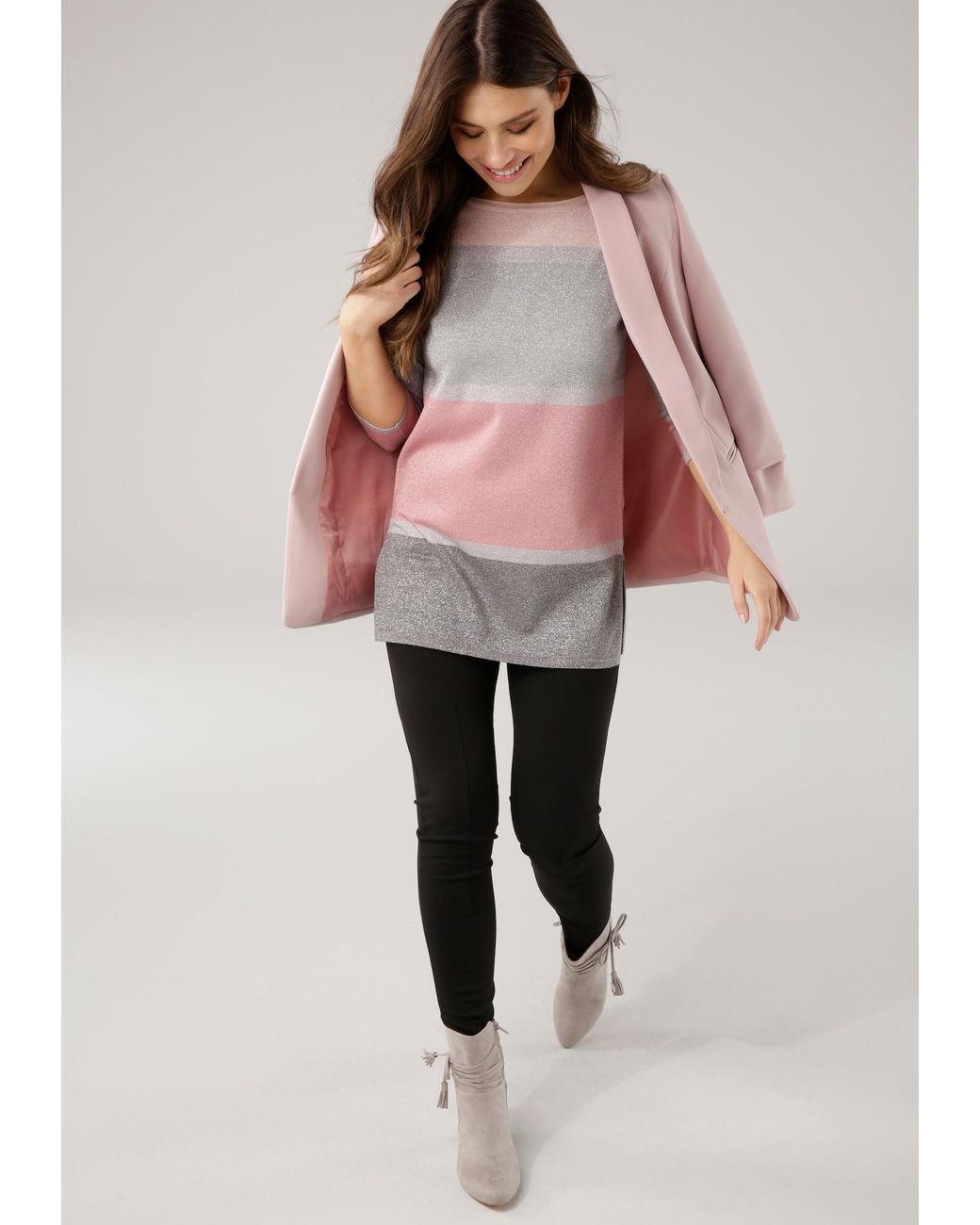 Laura Scott Gray Pullover
